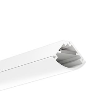 Couverture d'angle LED MEROPE, 260cm, opale/satiné