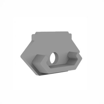 Embout de finition AZURIT, kit de 1, avec passage de câble