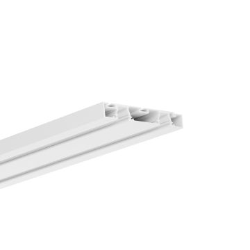 Perfil para cortinas LED HIPPOCAMP, 200 cm, blanco RAL9010