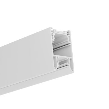 Profilo di illuminazione a LED ADRASTEA, 300 cm, bianco RAL9003, Inlay cliccabile