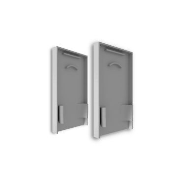 ACAMAR/ACHERNAR End cap, set of 2, with light trap