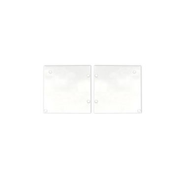 Embout de finition HIMALIA et HAUMEA, blanc, kit de 2, gauche/droite, vis incluses