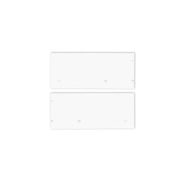 Embout de finition HIPPOCAMP et HAUMEA, blanc, kit de 2, gauche/droite, vis incluses