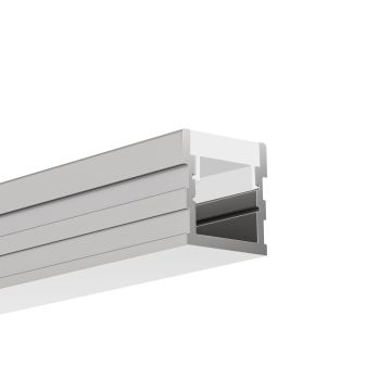 Profilo di installazione LED ALHENA, 200 cm, anodizzato, incl. copertura