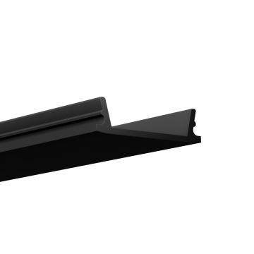 BLACK-04 Diffuseur, 200cm, noir/mat