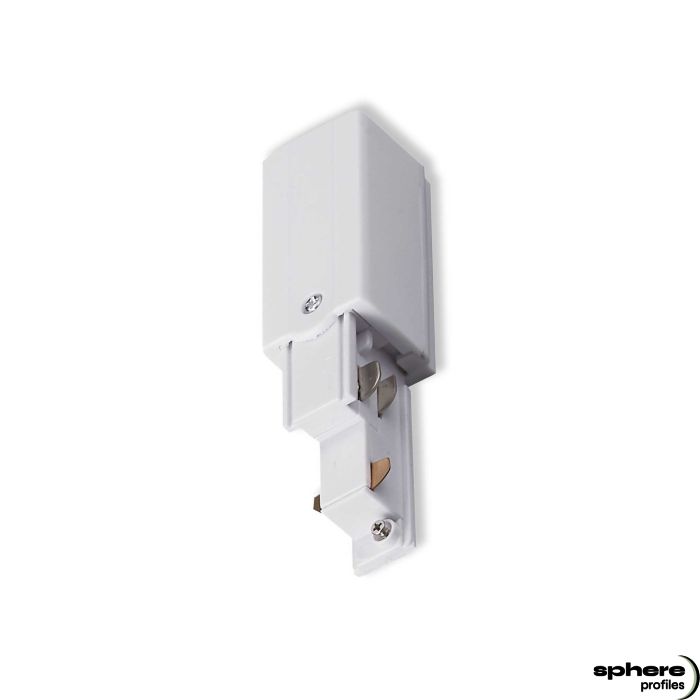 POLLUX Alimentation latérale, blanc, conducteur N droite, DALI