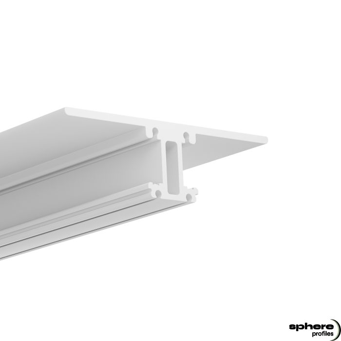 Profilé de luminaire LED ARRAKIS, 200cm, blanc revêtement en poudre