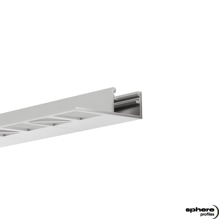 Profilé de carrelage LED WAVE, 300cm, anodisé