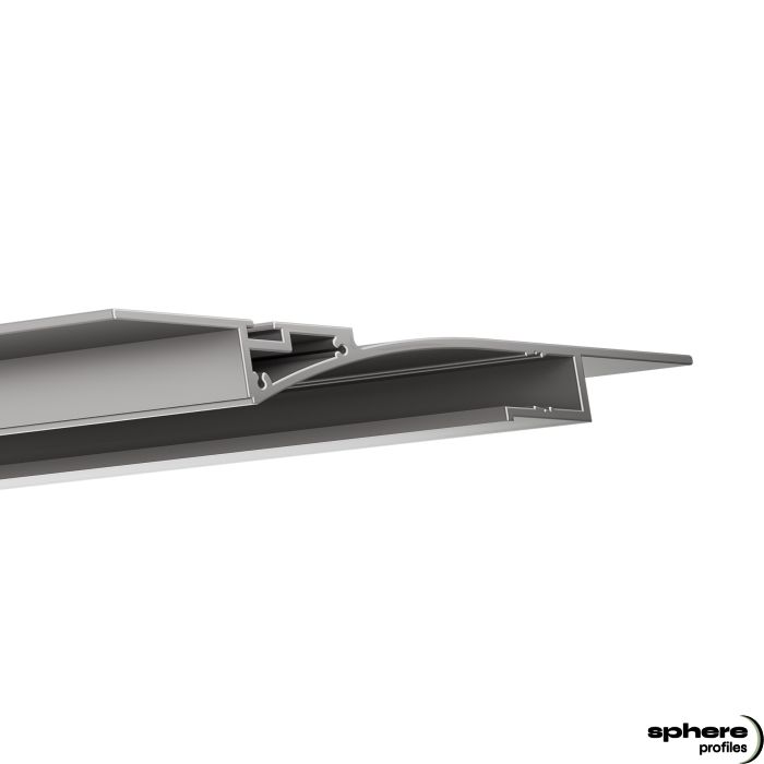 Profilé pour construction sèche LED TURMALIN, 200cm, anodisé