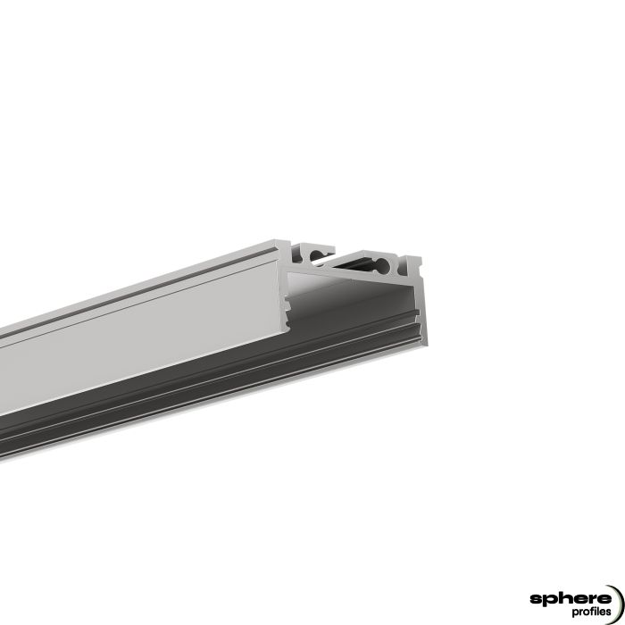 Profilé en applique LED ANKAA, 200cm, anodisé