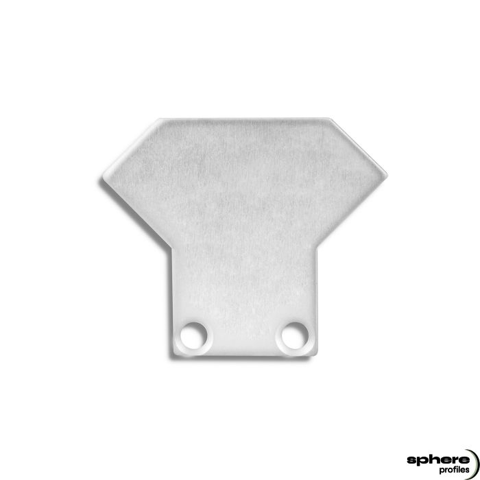 Embout de finition ALTAIR, kit de 2, avec passage de câble