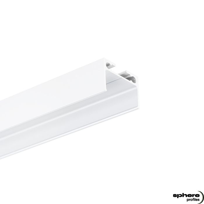 Profilé en applique LED chemin de câbles universelle CELEST, 200cm, blanc RAL 9010