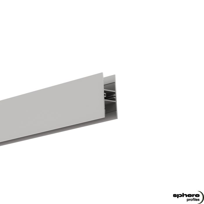 Profilé de luminaire/ en applique LED ATLAS, 200cm, anodisé