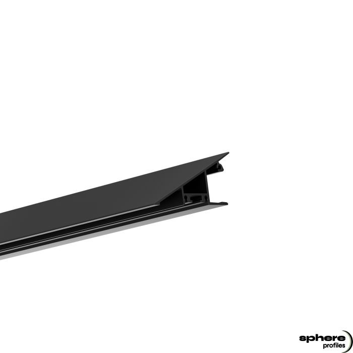 Profilé en applique LED BOTEIN, 200cm, noir RAL 9005