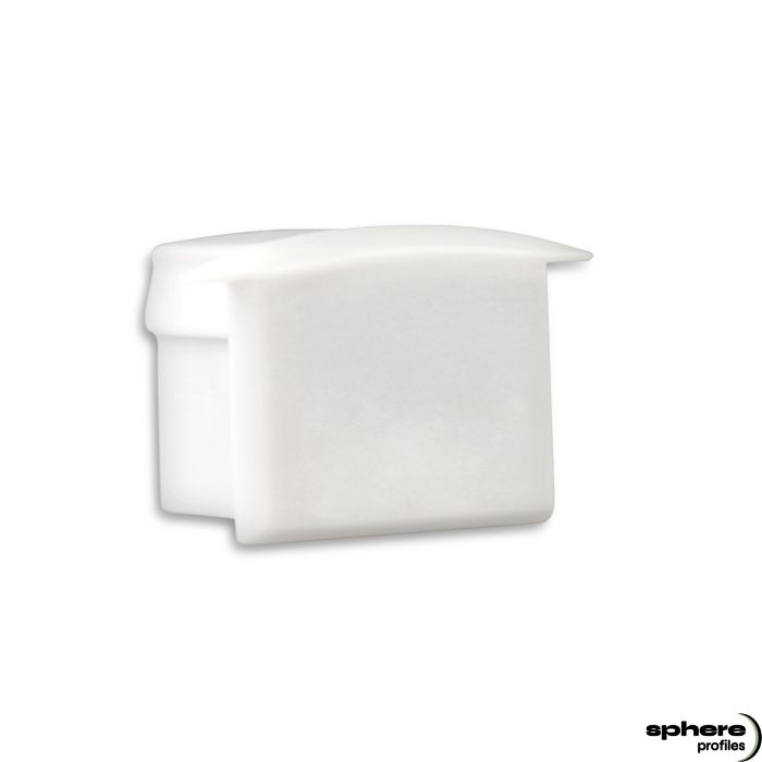 Embout de finition ARIES, blanc, kit de 1