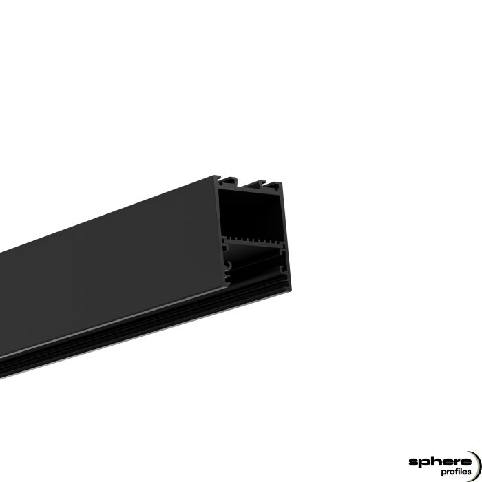 Profilé de luminaire LED ACHERNAR, 300cm, noir RAL 9005