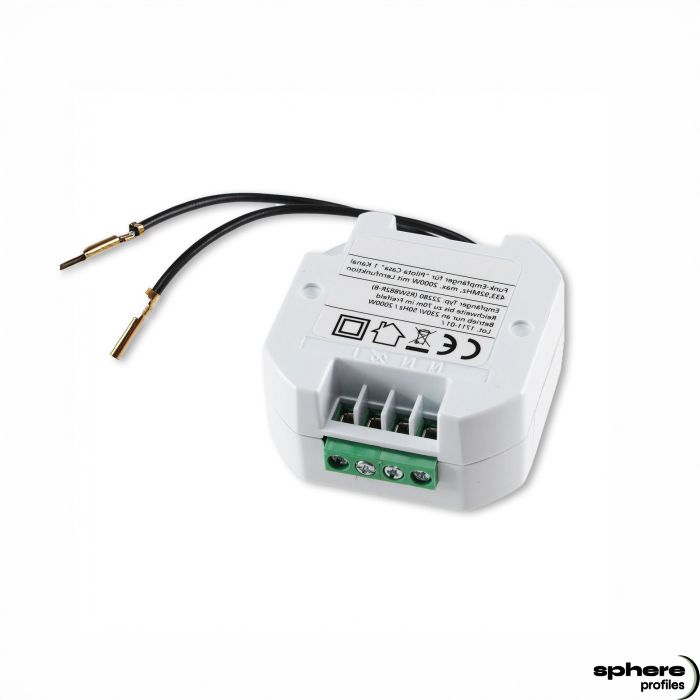 IRCONTROL-01 Contrôle infrarouge, relais de commutation, entrée radio/commutation, 230V, max. 2300W