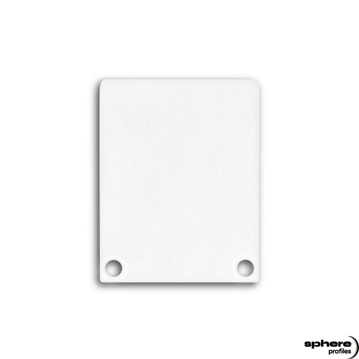 Embout de finition CYGNUS/SPICA, blanc RAL 9010, kit de 2, vis incluses, haut