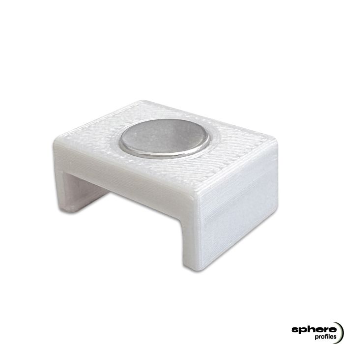 MAGNET-01 Support magnétique, plastique blanc