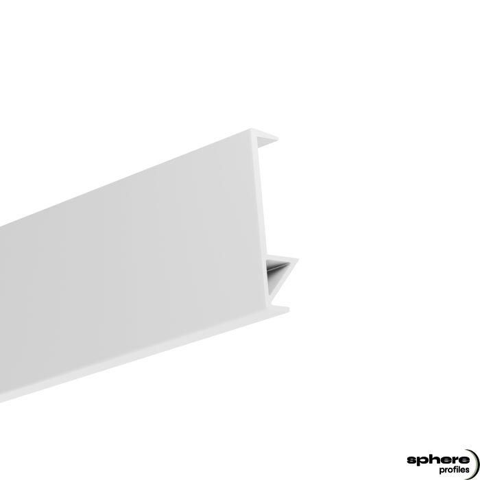 ??Profilé en applique LED STYX, 200 cm, blanc RAL9010