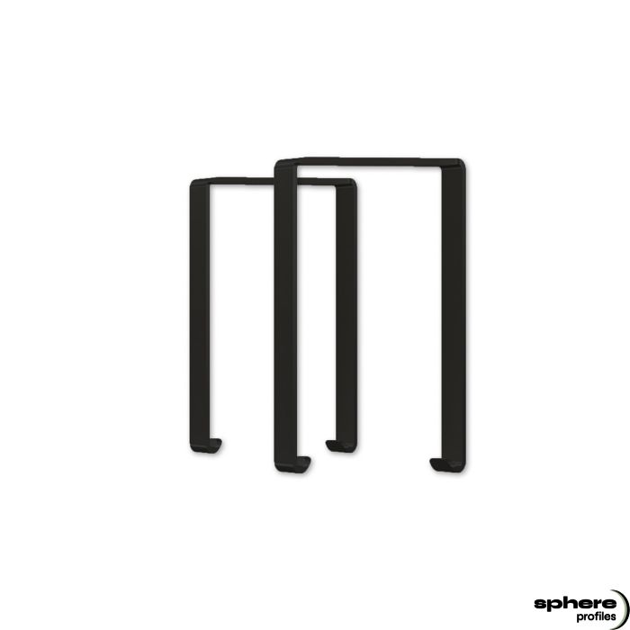 BRACKET-20 Support de montage, noir, kit de 2