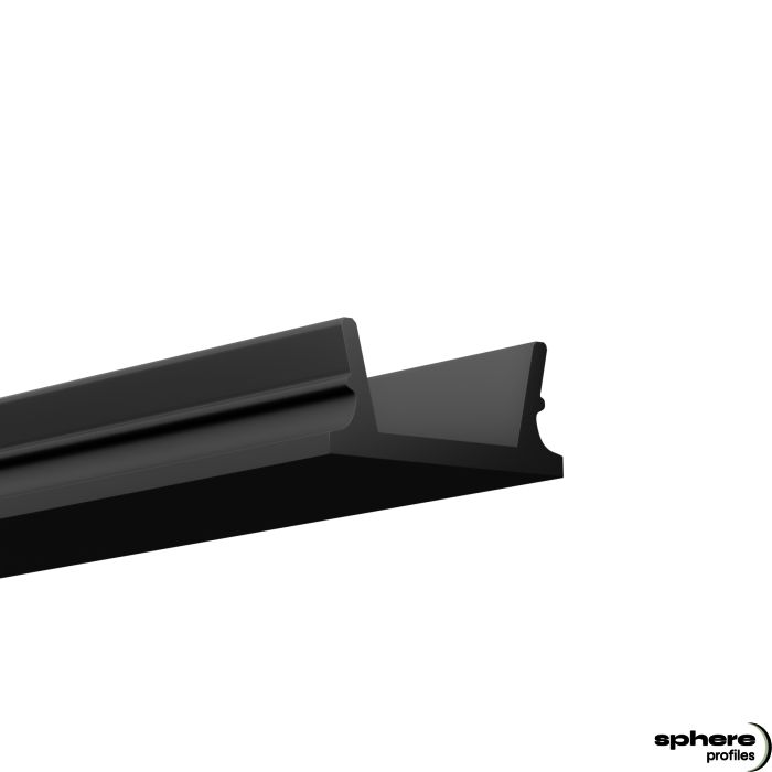 BLACK-03 Diffuseur, 200cm, noir/mat