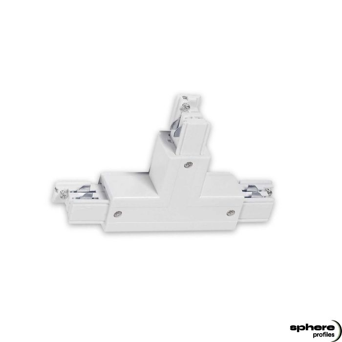 PAVONIS Conector en T, blanco, conductor N derecho