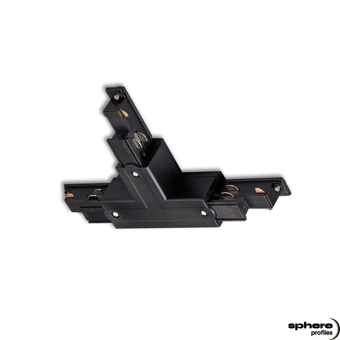 POLLUX Conector en T, negro, conductor N izquierdo