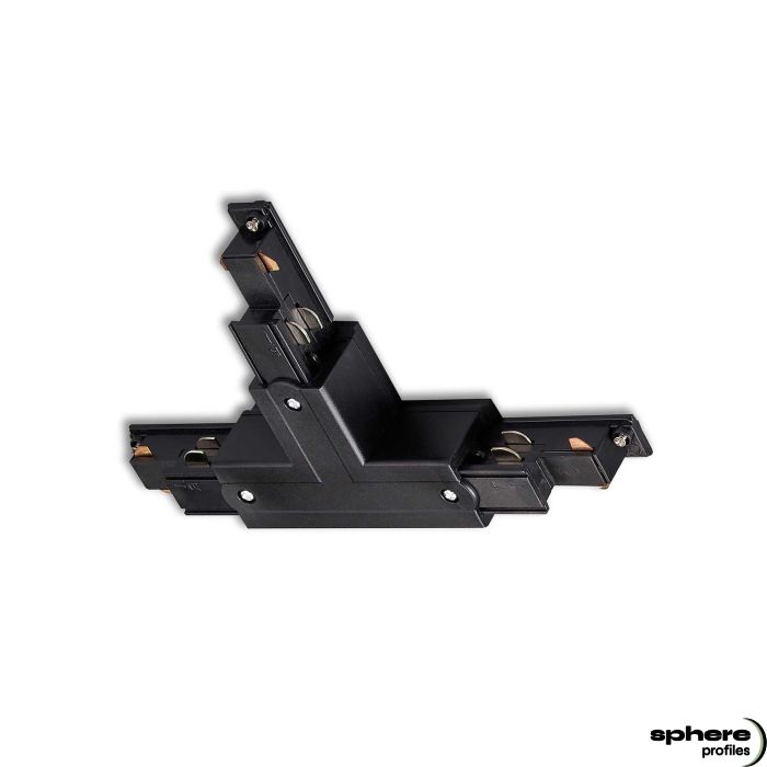 POLLUX Conector en T, negro, conductor N derecho