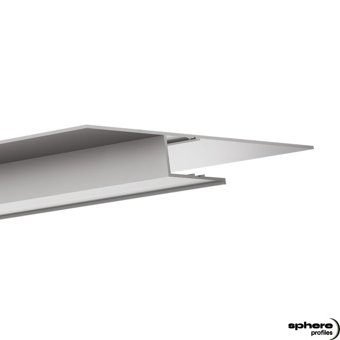 Perfil LED para construcción en seco BERYLL, 200 cm, anodizado