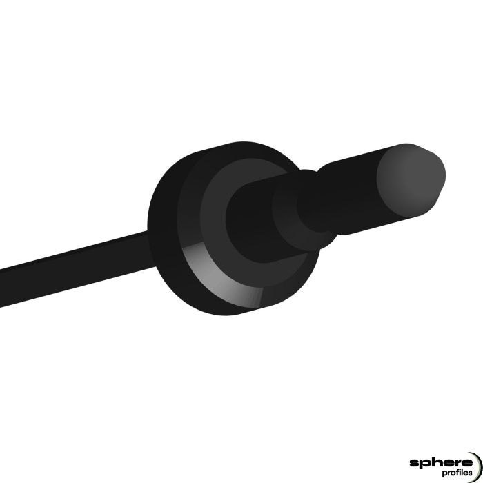 Sistema de tensión LED LUKIDA, 1000 cm, negro