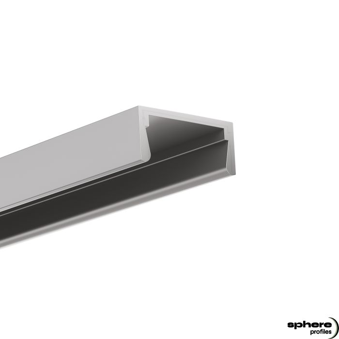 LED Construcción perfil PRISMA, 200 cm, anodizado