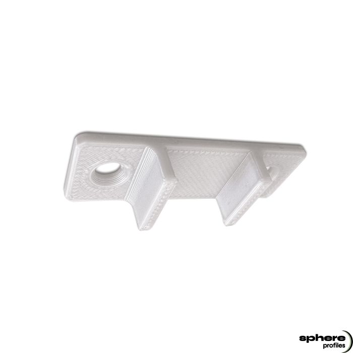 BRACKET-01 Clip de montaje, blanco