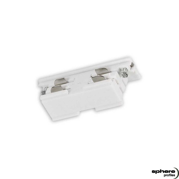 PAVONIS Linear connector, white, current-carrying