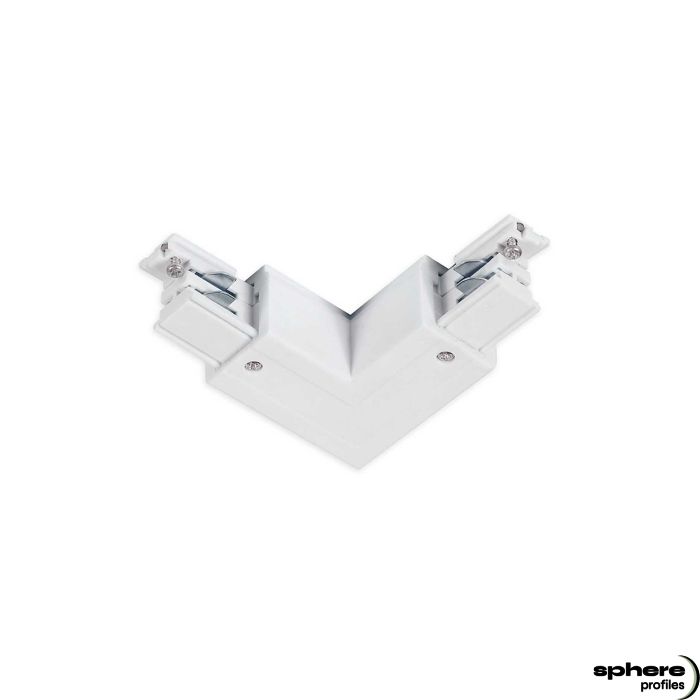 PAVONIS L-connector, white, N-conductor outside