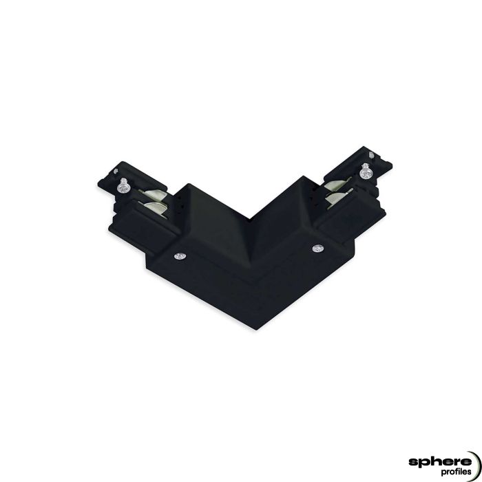 PAVONIS L-connector, black, N-conductor inside