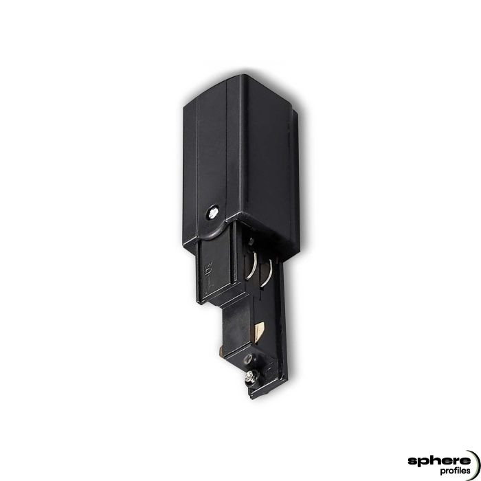 POLLUX Side infeed, black, N conductor right, DALI