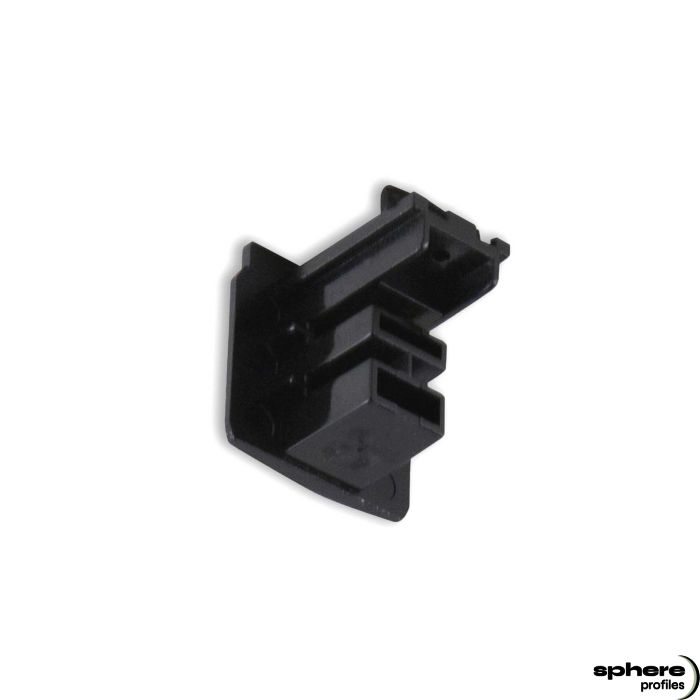 POLLUX End cap, black, single set