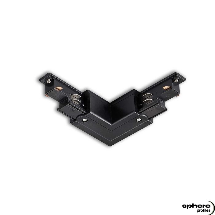 POLLUX L-connector, black, N-conductor outside