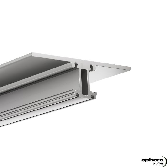 LED Luminaire profile ARRAKIS, 200cm, silver powder coated