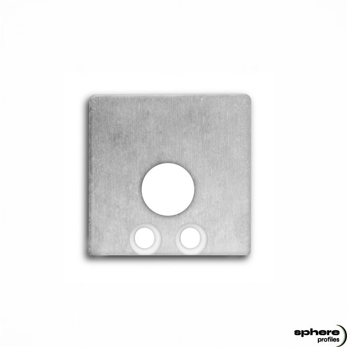 ECHON End cap, set of 2, with cable outlet, incl. screws