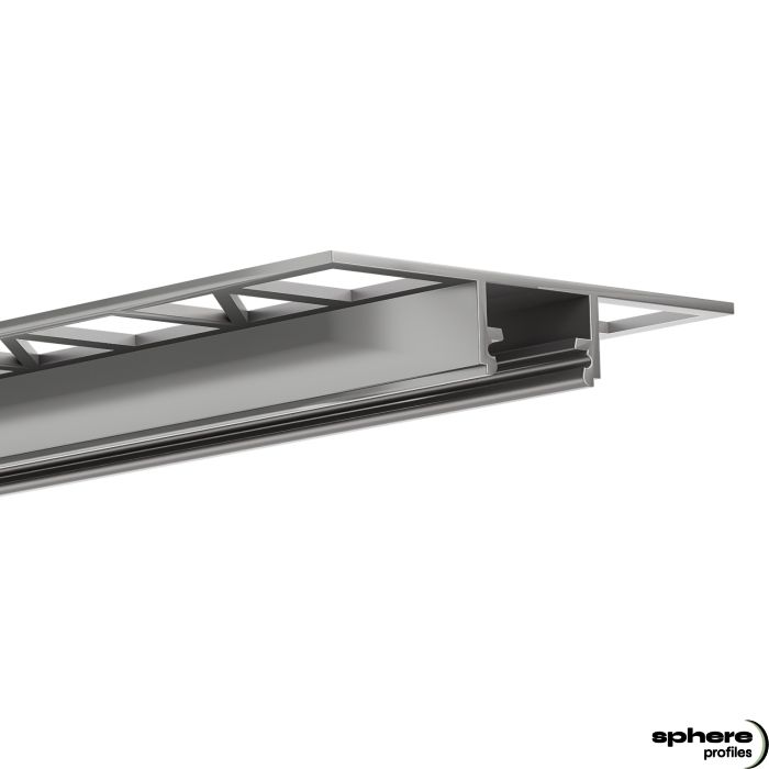LED Tile profile GLEAM, 250cm, anodized