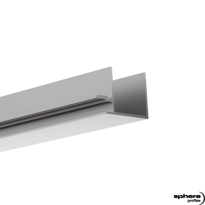 LED Drywall profile CITRIN, 200cm, anodized