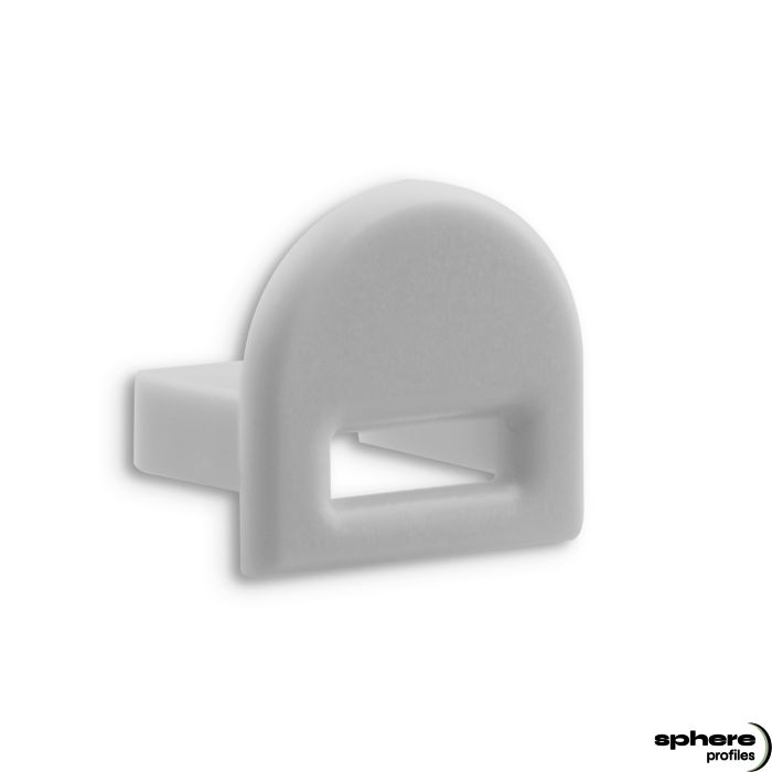 MAIA End cap, single set, for round cover, with cable outlet