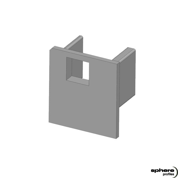 CELAENO End cap, single set, with cable outlet