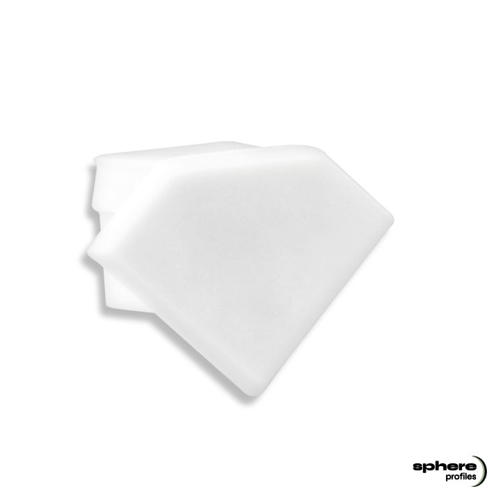 SIRIUS End cap, white, single set