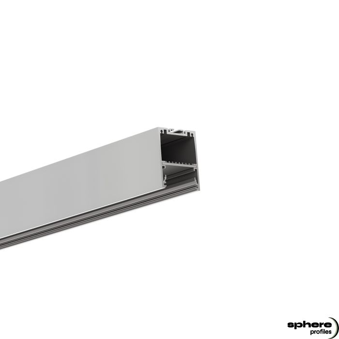 LED Surface profile ACAMAR, 300cm, silver powder coated