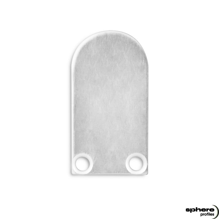 HADIR End cap, set of 2, incl. screws, round