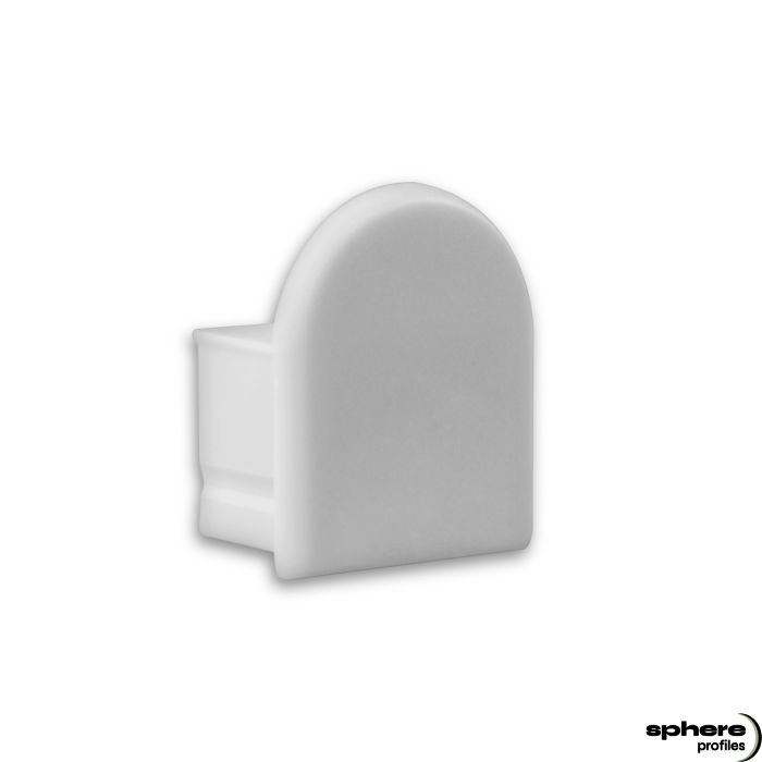 HADIR End cap, for round cover, single set