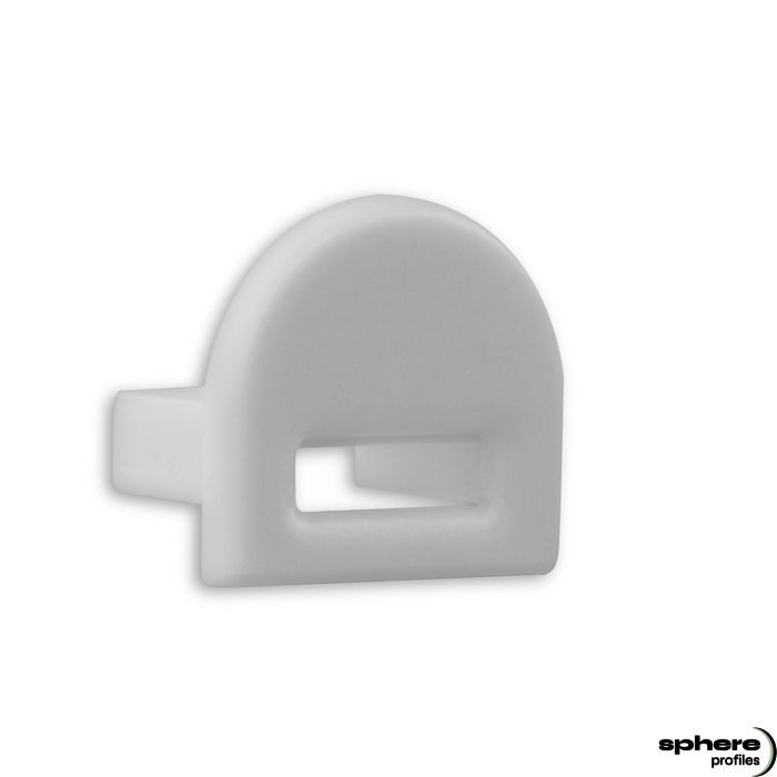 ZETA End cap, single set, with cable outlet, round